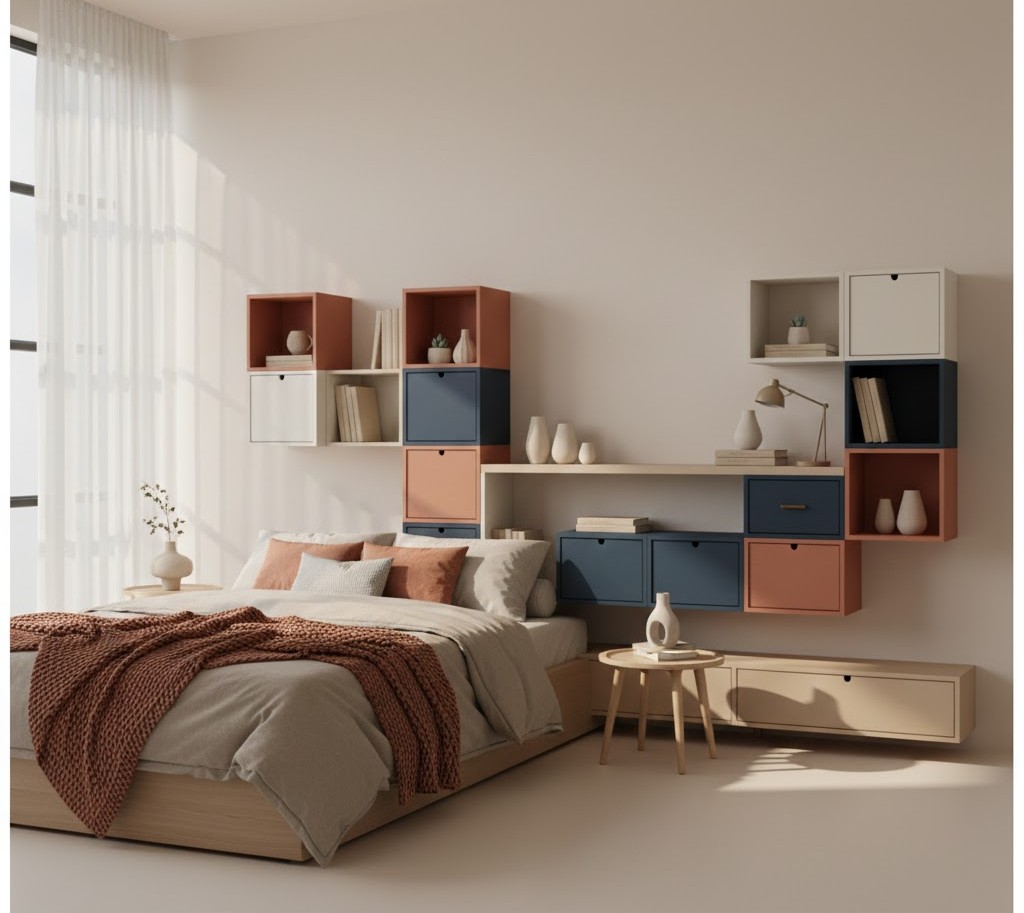 Bedroom storage solution